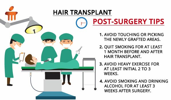 Hair Transplant Post Surgery Tips